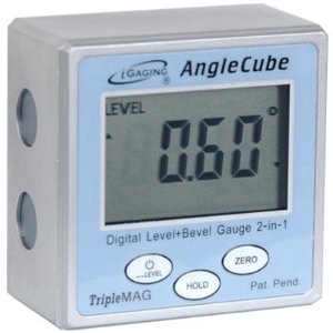 iGaging AngleCube Digital Level/Protractor Featuring New 'Hold' Function